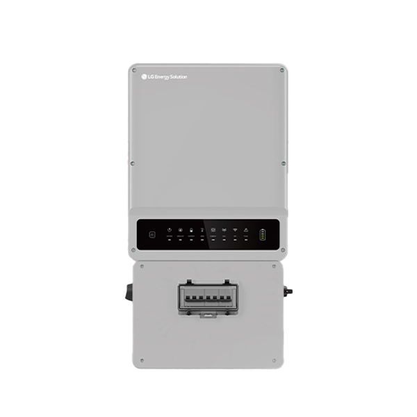 High-voltage hybrid inverter which is compatible with LGES PRIME home storage systems.