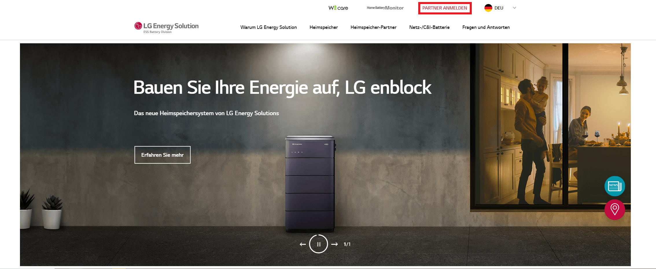 LG Energy Solution Seite LG Energy Solution