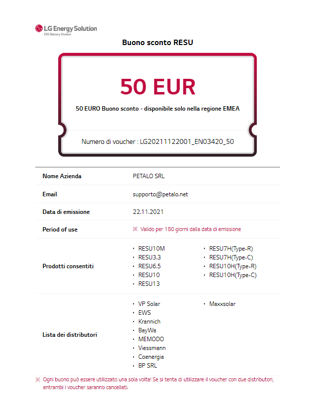 Descuento LG Energy Solution