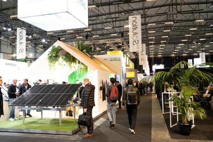 LG Energy Solution's FLEX at the InterSolution 2023 solar fair.