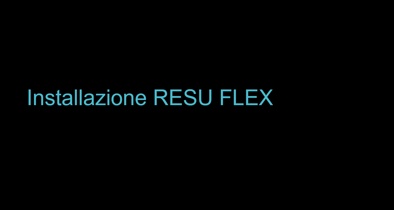 03. Installazione_RESU FLEX